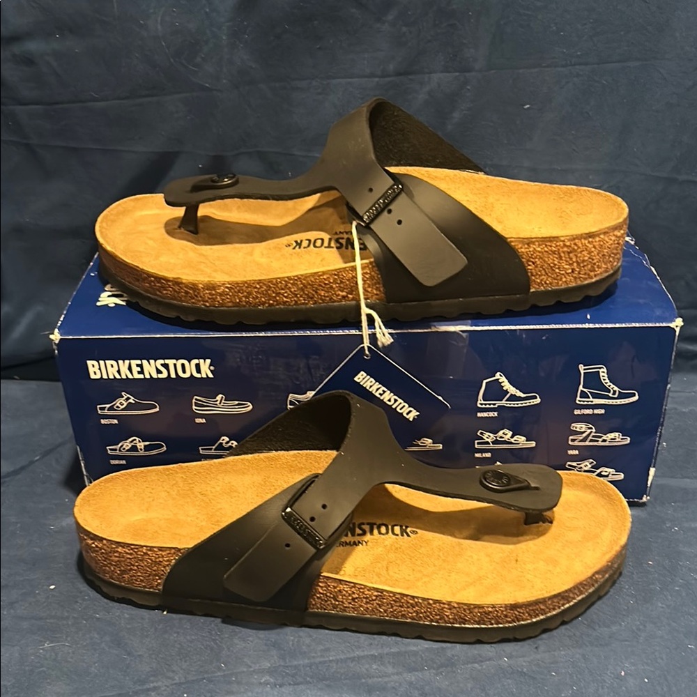 Birkenstock- Gizeh BS, Black,  QS